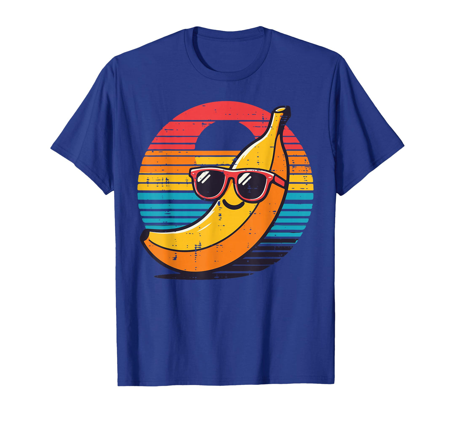 Banana Sunglasses Sunset Retro Fruit Beach Women Men Kids T-Shirt