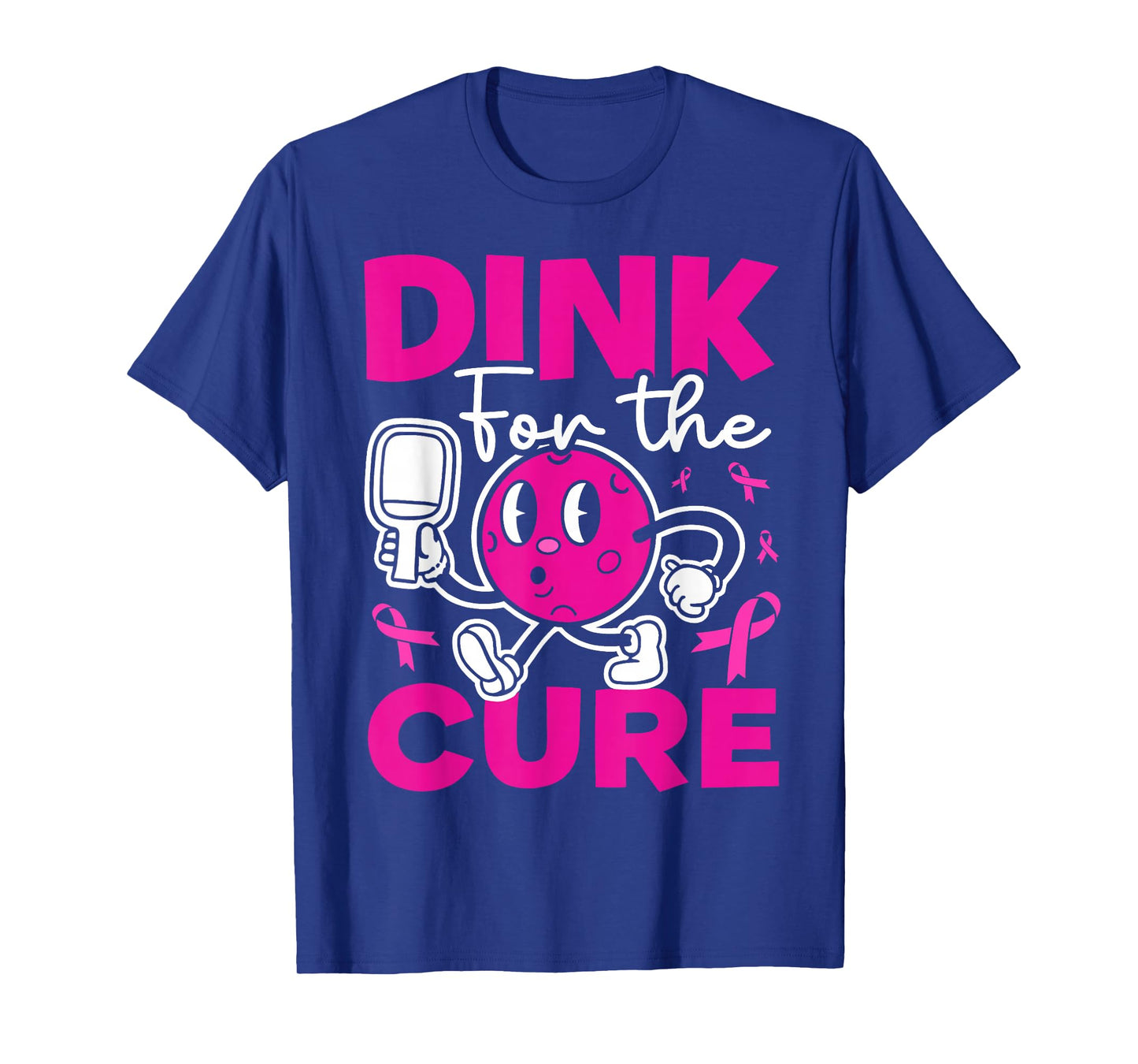 Pickleball Breast Cancer Awareness Pink Dink for The Cure T-Shirt