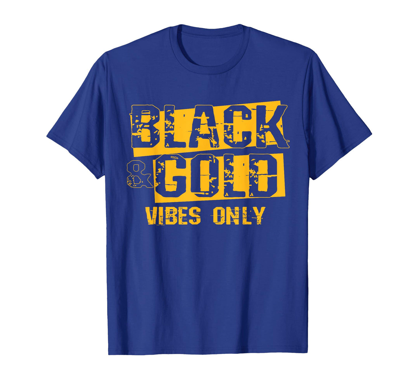 Black and Gold Game Day Group Tees for High School Football T-Shirt