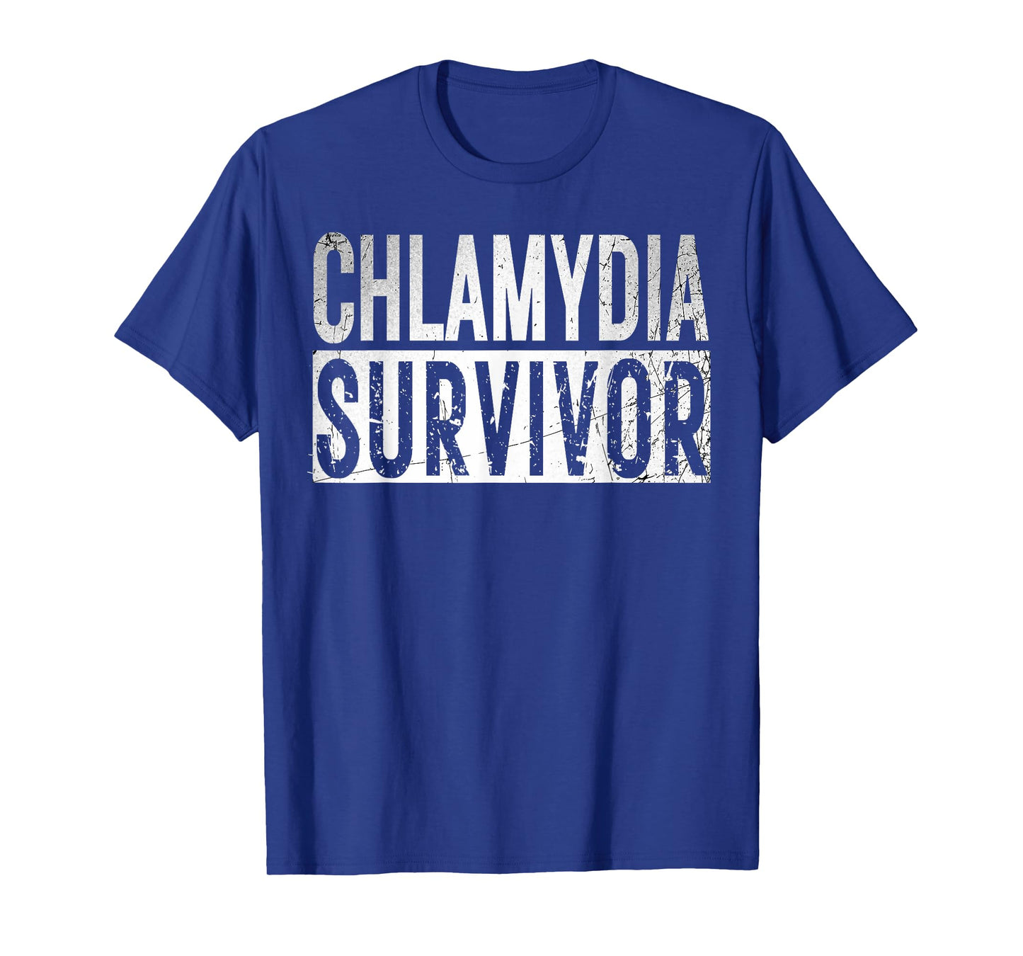 Chlamydia Survivor Retro Funny Adult Humor Inappropriate T-Shirt