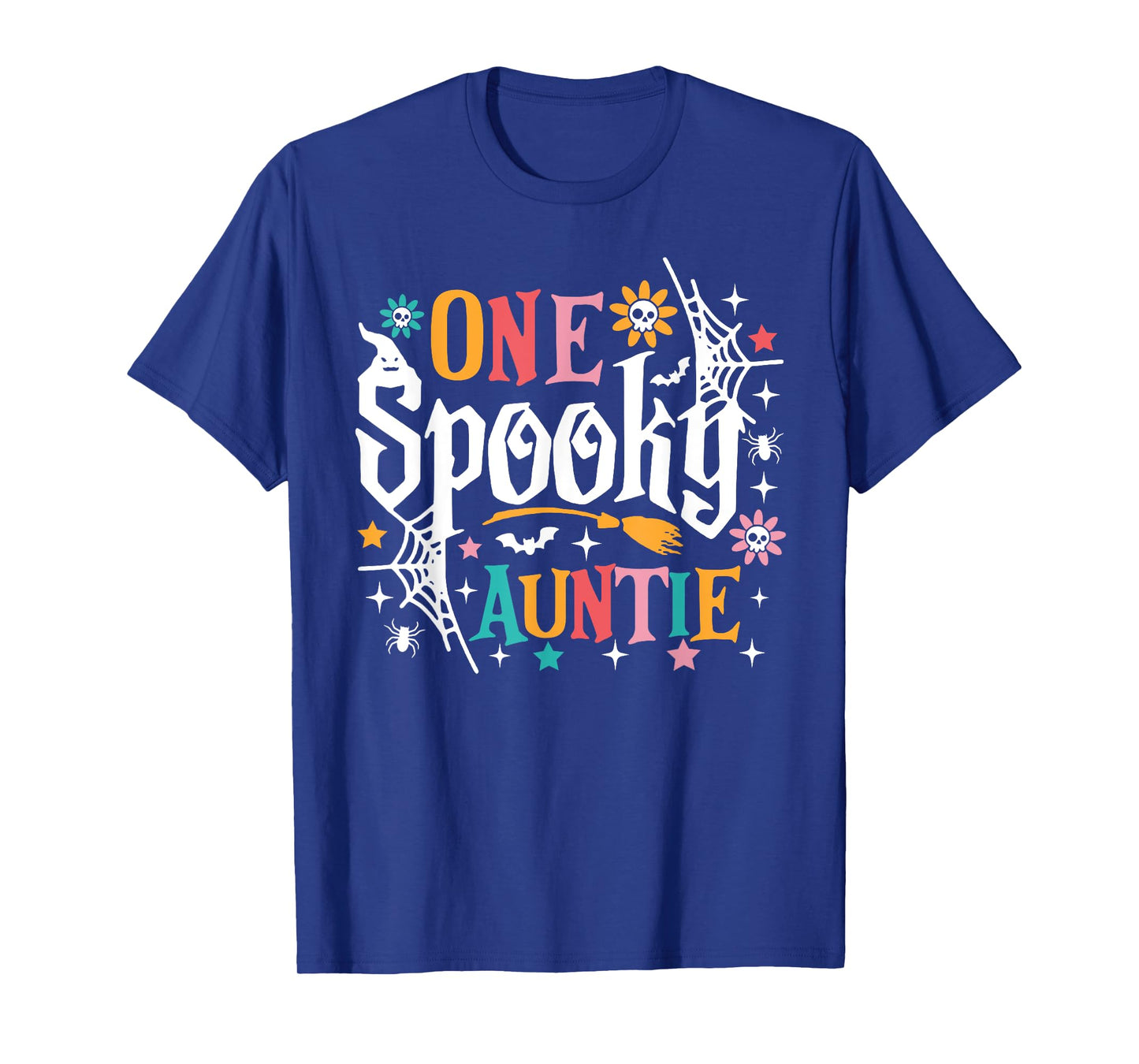 One Spooky Auntie Funny Halloween Spooky Aunt T-Shirt
