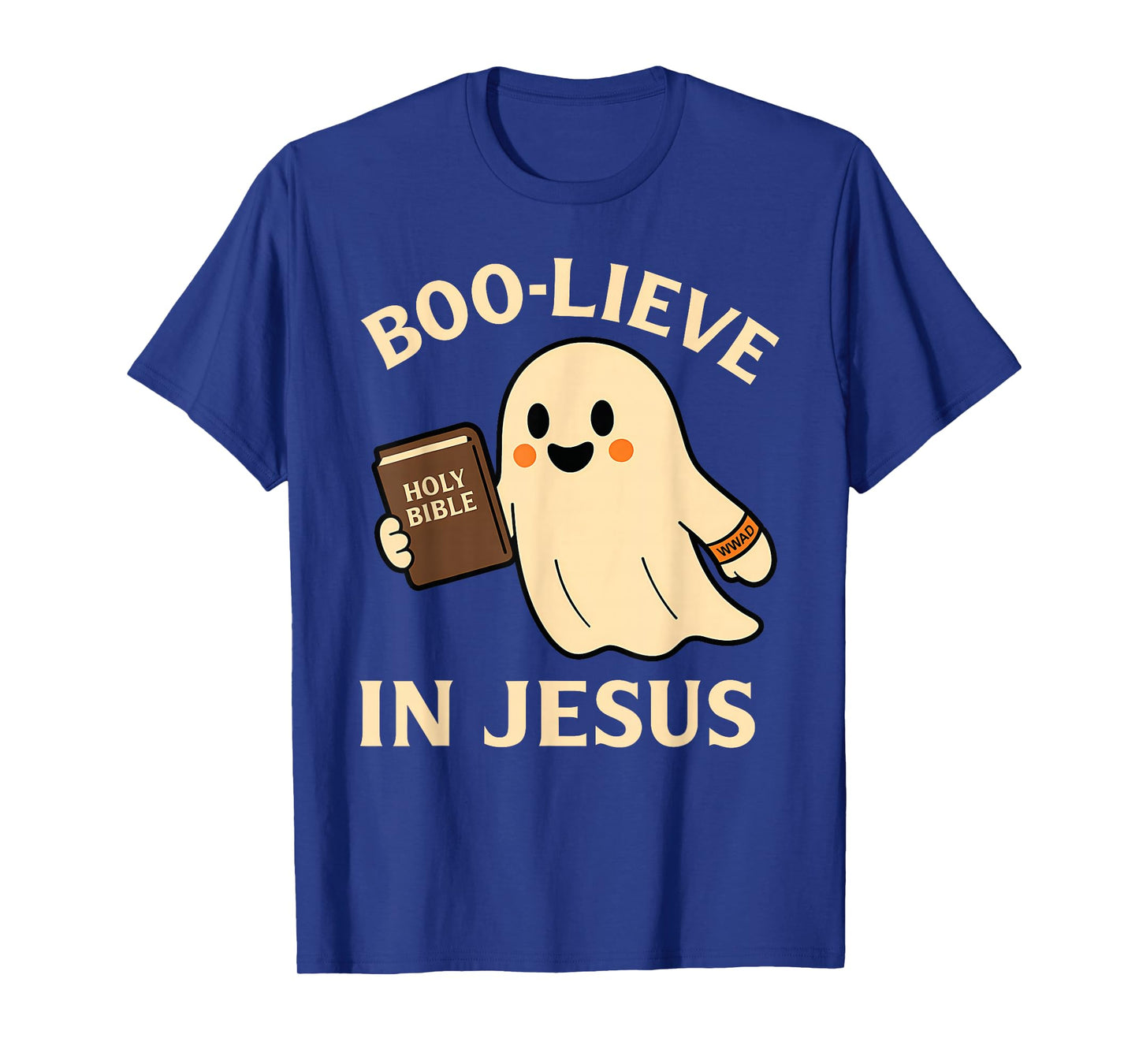 Boo-Lieve in Jesus.Christian Halloween Funny Fall Clothing T-Shirt