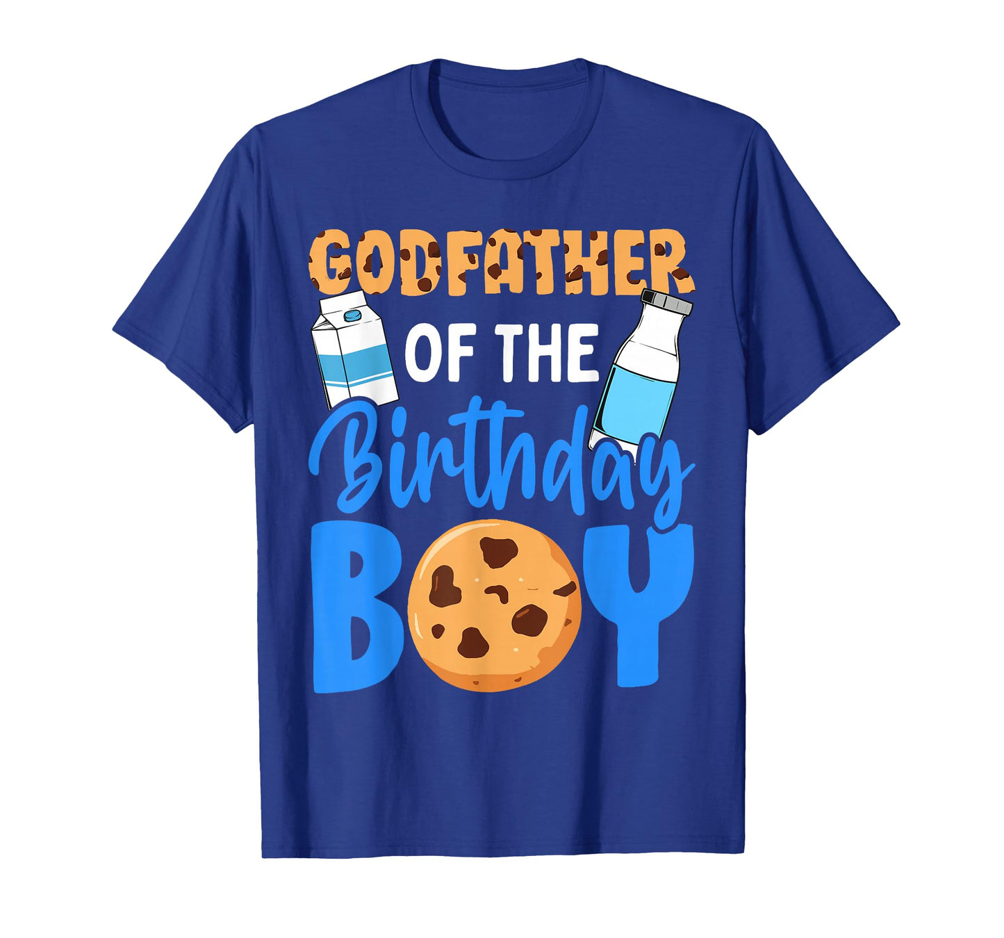 Godfather of the birthday boy Milk and Cookies 1st birthday T-Shirt