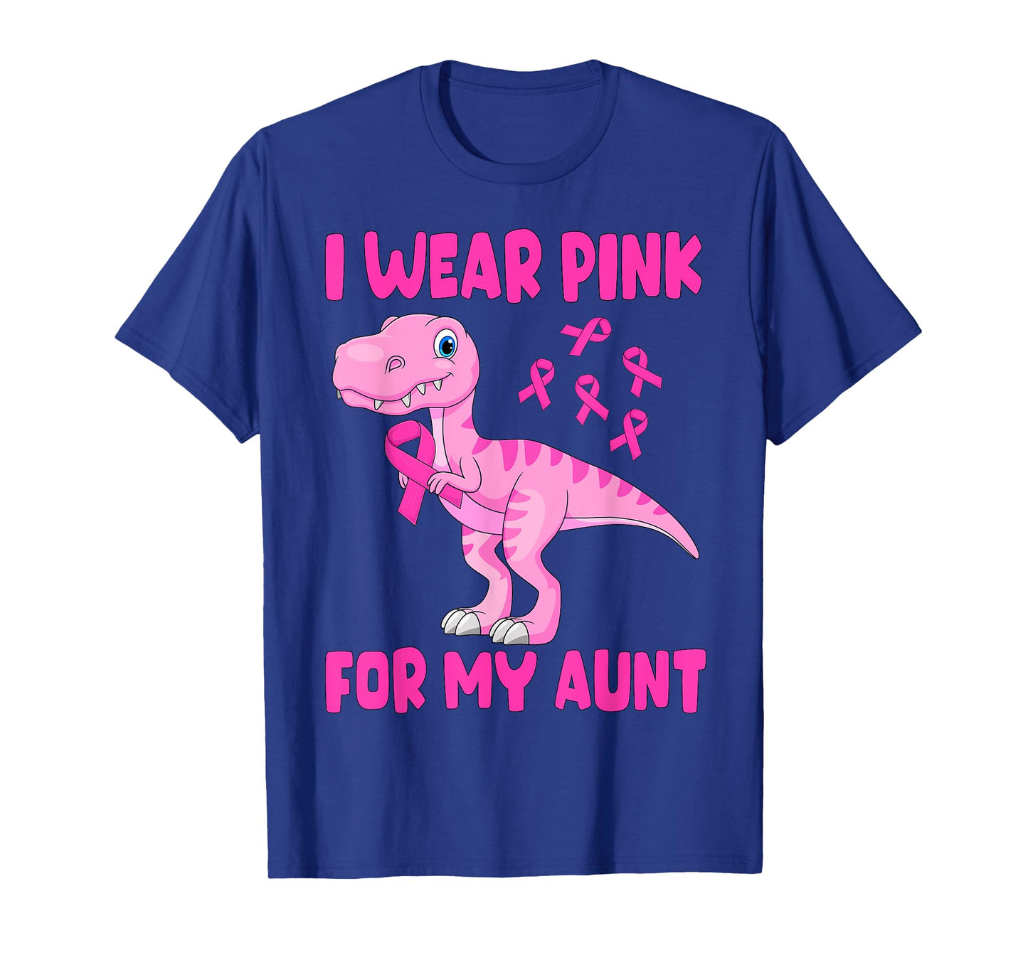 I Wear Pink For My Aunt Breast Cancer Awareness Toddler Kids T-Shirt