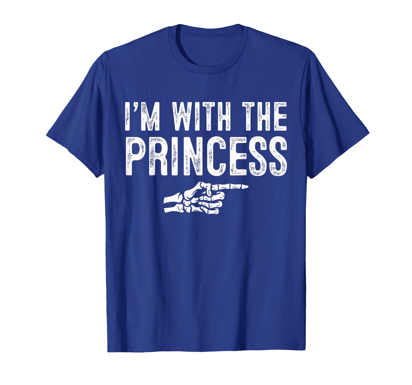 I'm with The Princess Easy Costume Halloween Couples T-Shirt