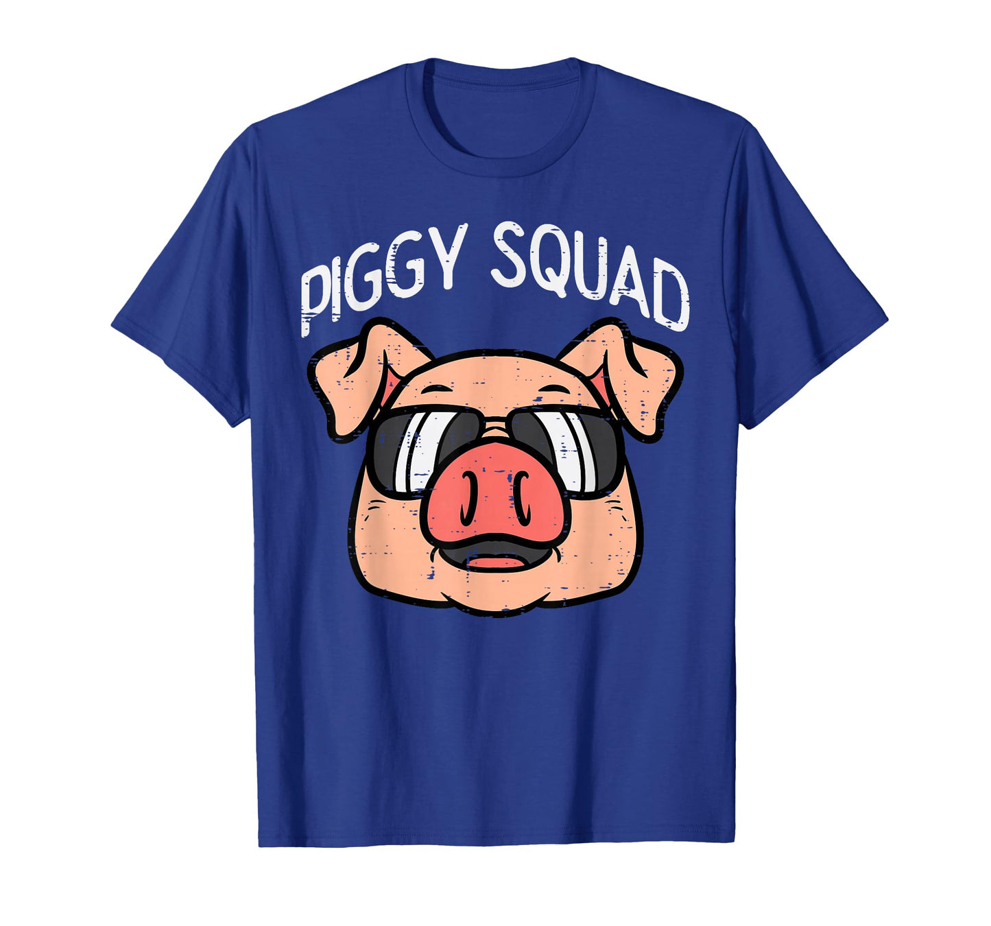 Piggy Squad Funny Pig Farmer Hog Farm Animal Men Women Kids T-Shirt