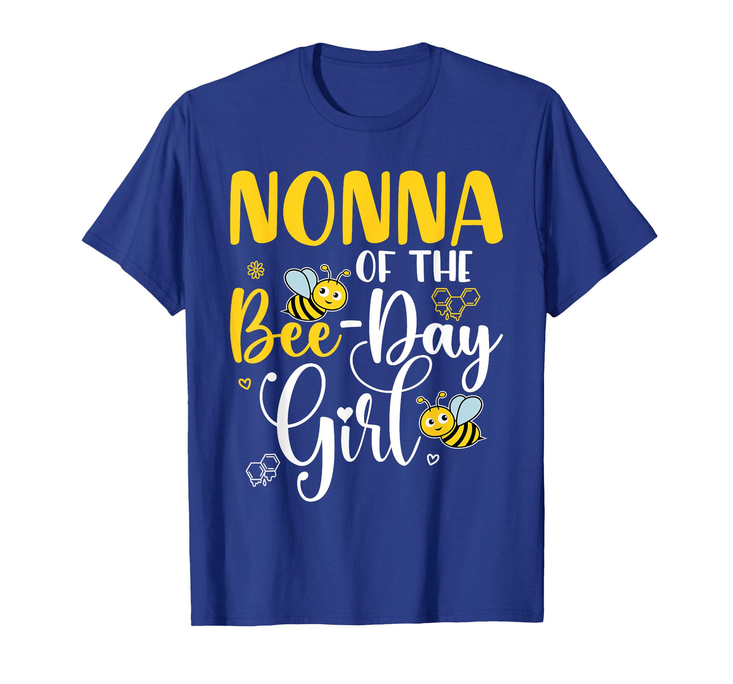 Nonna Of The Bee-Day Girl Matching Family Birthday Gifts T-Shirt