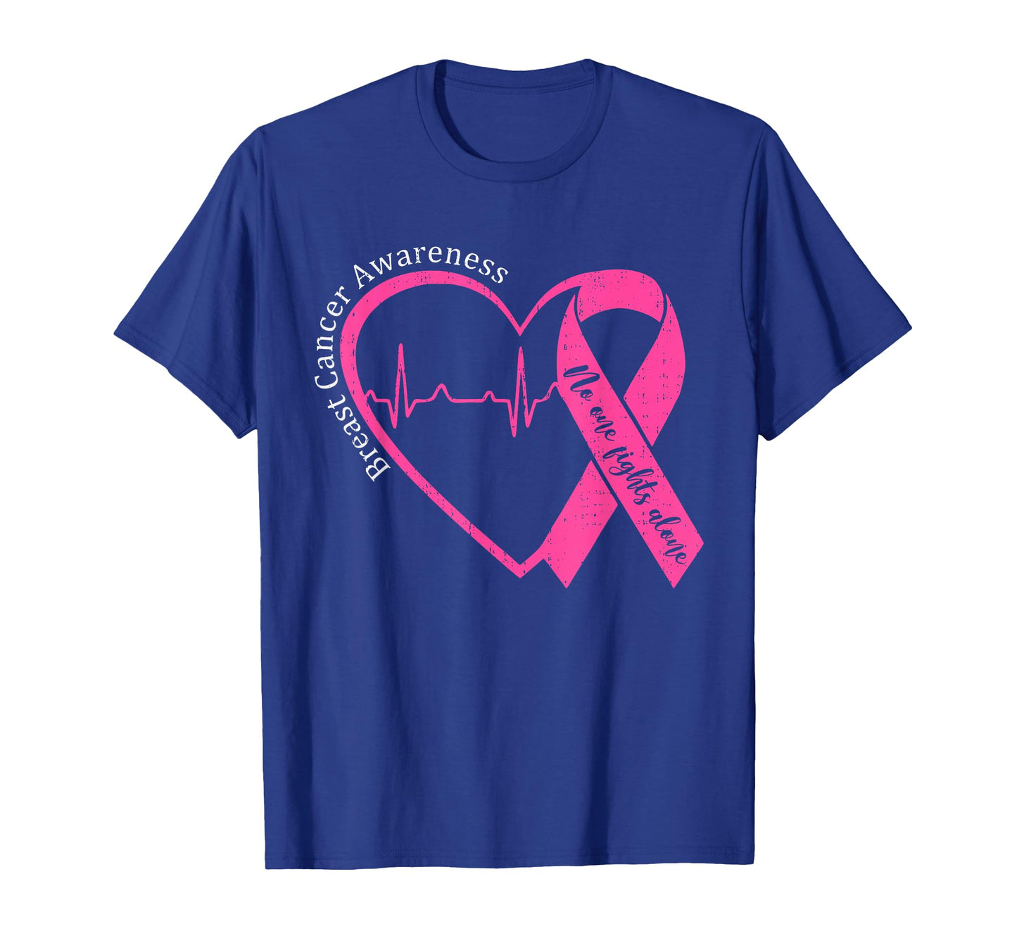 Breast Cancer Awareness Heart Pink Ribbon Support Squad T-Shirt
