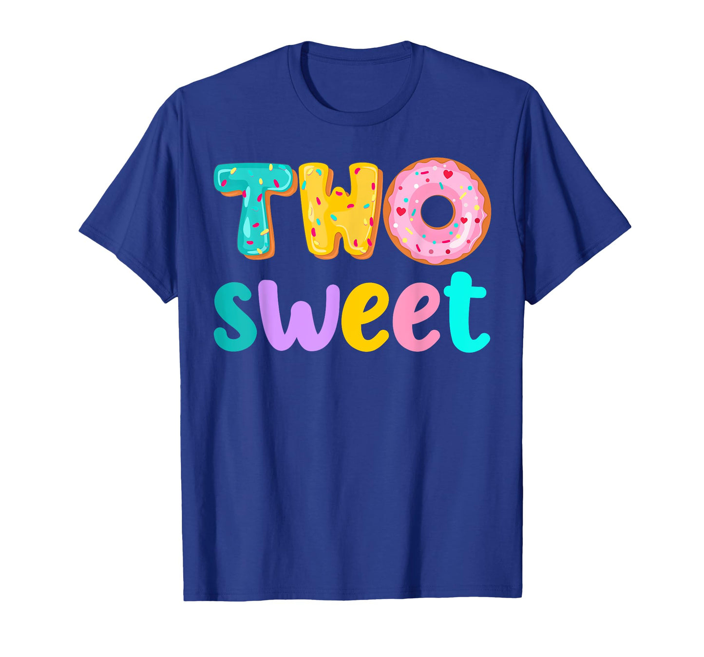 Two Sweet Birthday Girl Donut Birthday Party Theme Family 2 T-Shirt