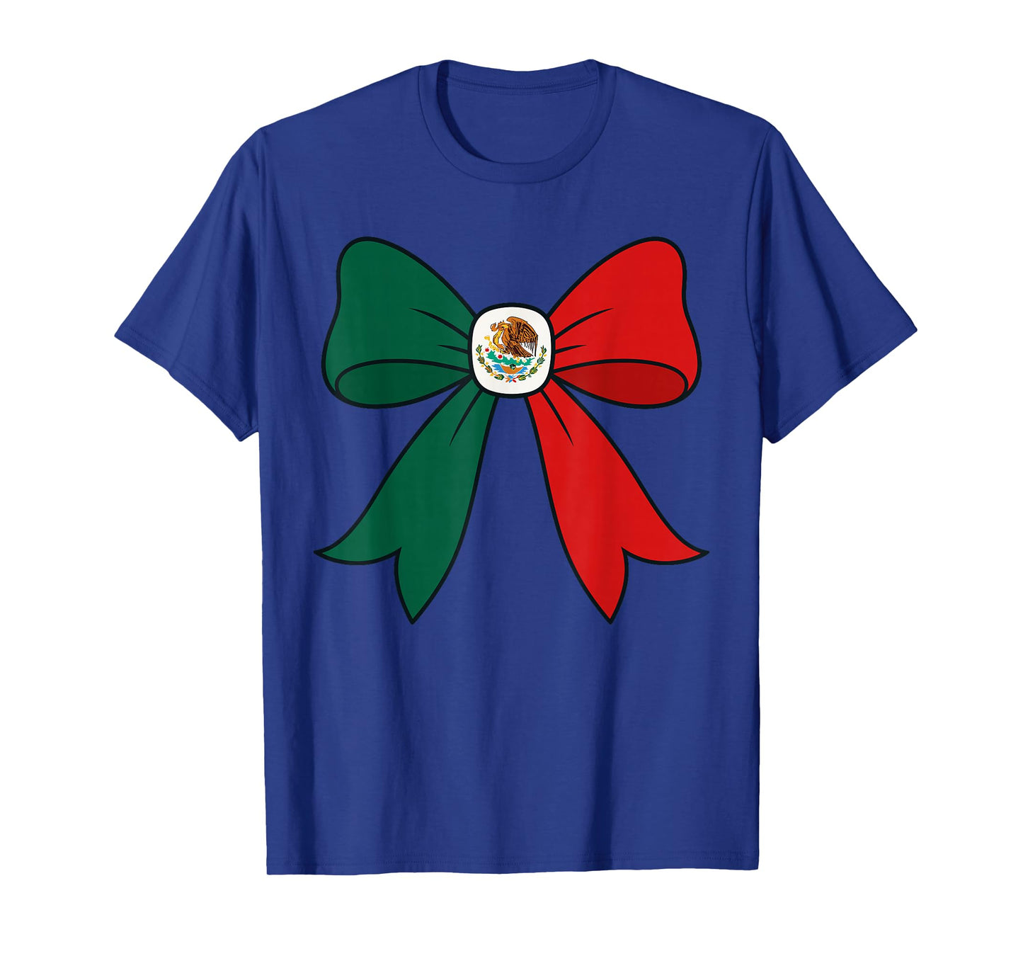 Patriotic Mexican Heritage Coquette Bow T-Shirt