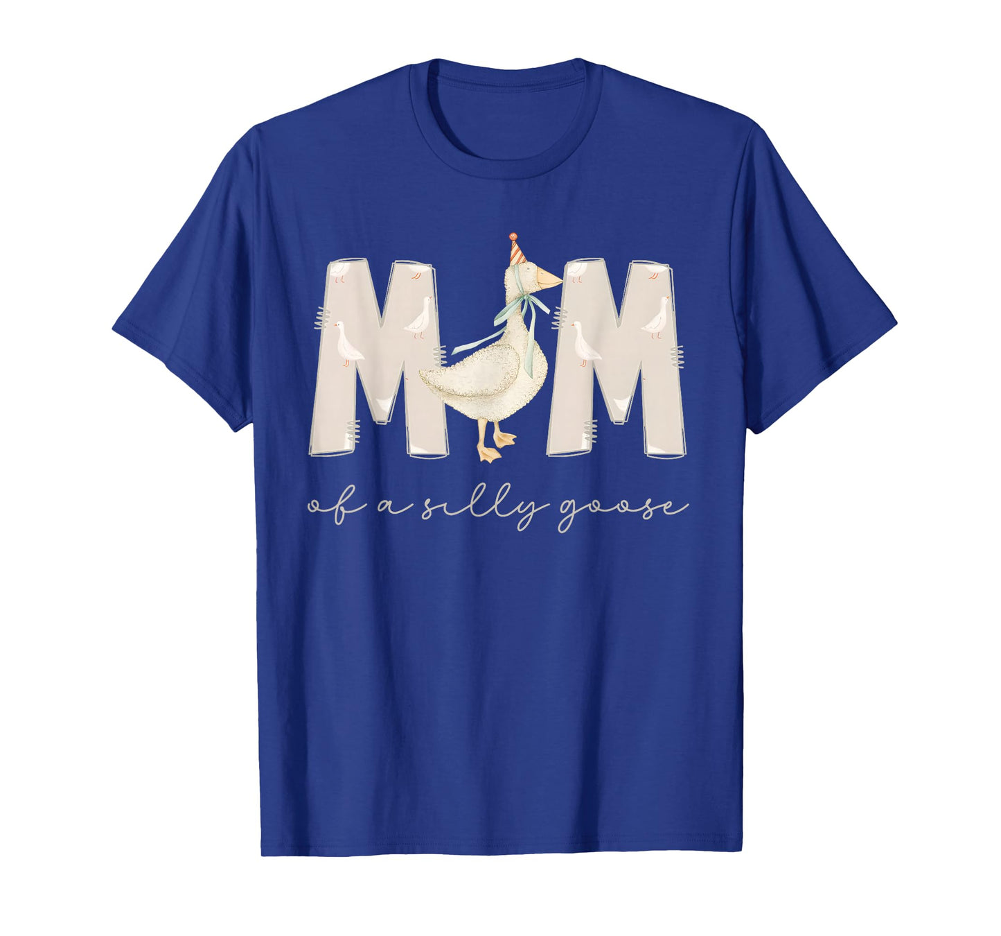 One Silly Goose Mama 1st First Birthday Family 2025 T-Shirt