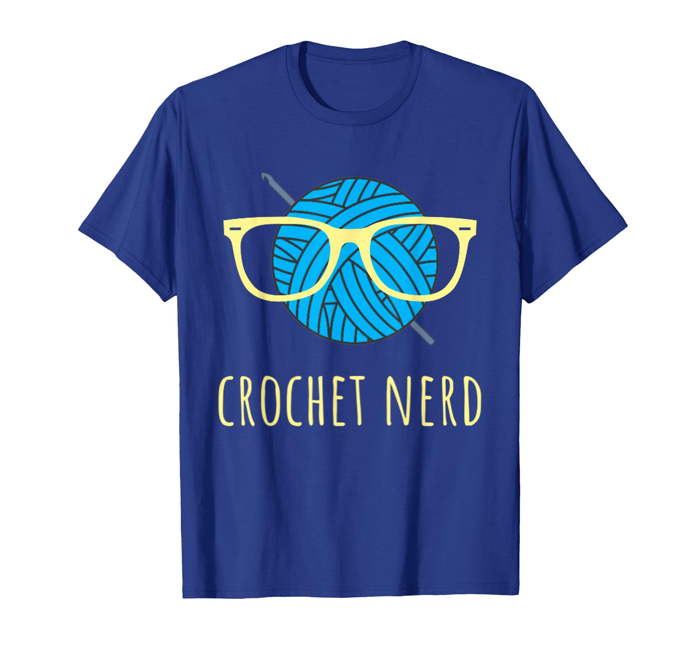 Crochet Nerd Funny Grandma Mom Crocheting Yarn Lover Gift T-Shirt