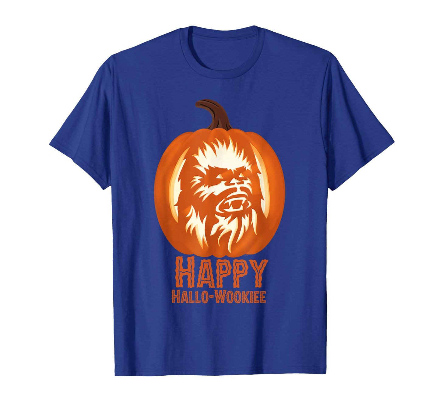 Star Wars Halloween "Happy Hallo-Wookiee" Chewbacca Pumpkin T-Shirt