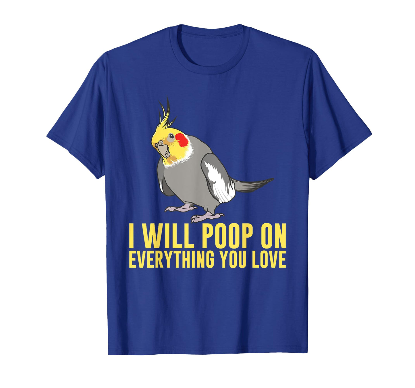 Cool Cockatiel Design For Men Women Cockatoo Cockatiel Lover T-Shirt