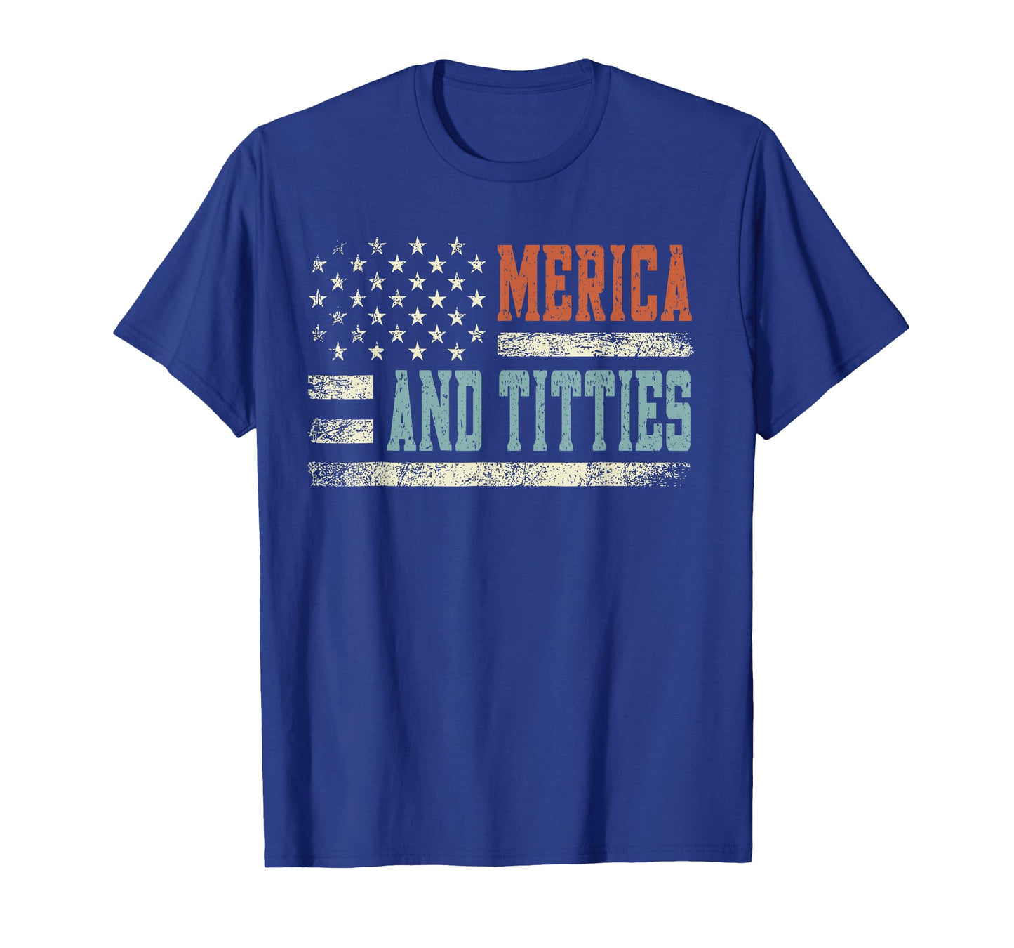 Merica And Titties 4th Of July Sunglasses Us Flag T-Shirt for Women Men