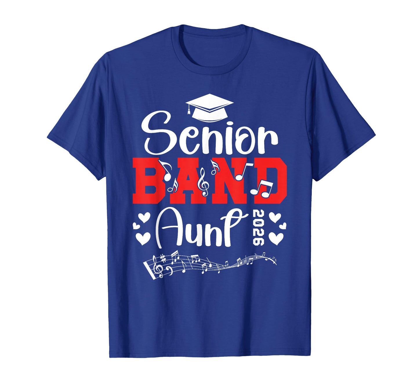 Senior Band Aunt 2026 Senior Marching Band Aunt 2026 T-Shirt