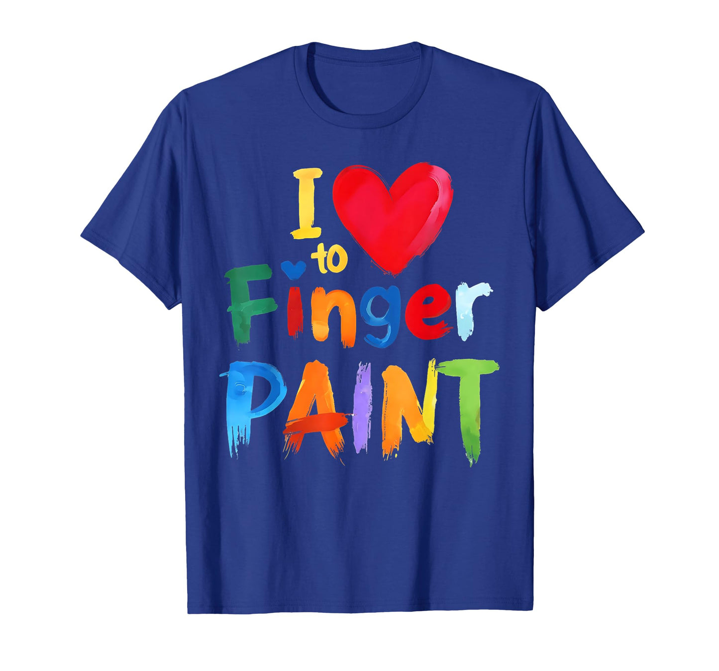 Retro I Love To Finger Paint Cute Couple Funny Valentine T-Shirt