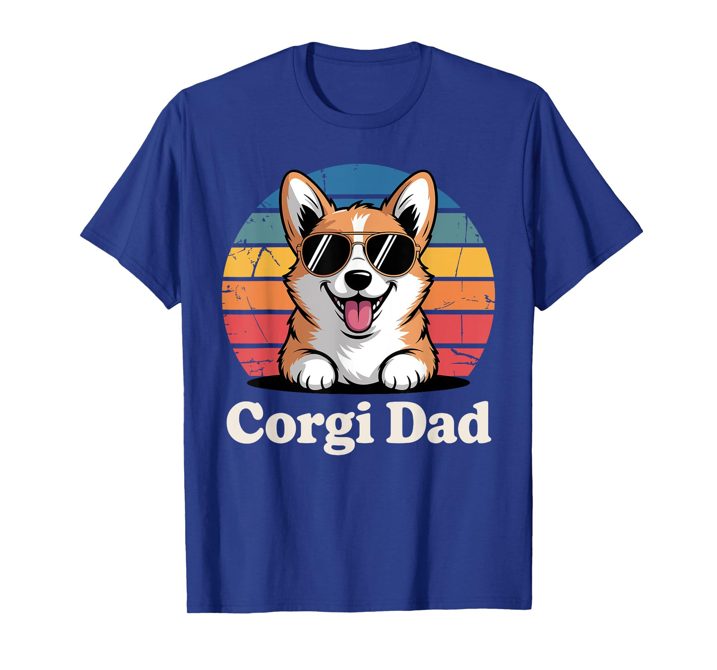 Funny Corgi Art For Men Dad Grandpa Pembroke Corgi Lover T-Shirt