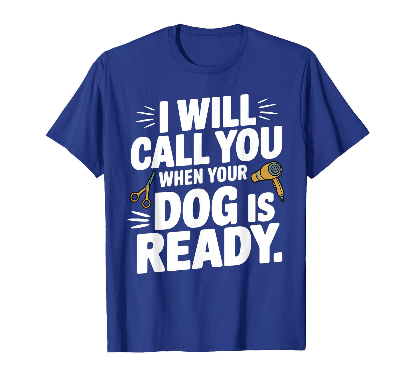 Cool Dog Groomer Art for Men Women Dog Grooming Pet Groomer T-Shirt