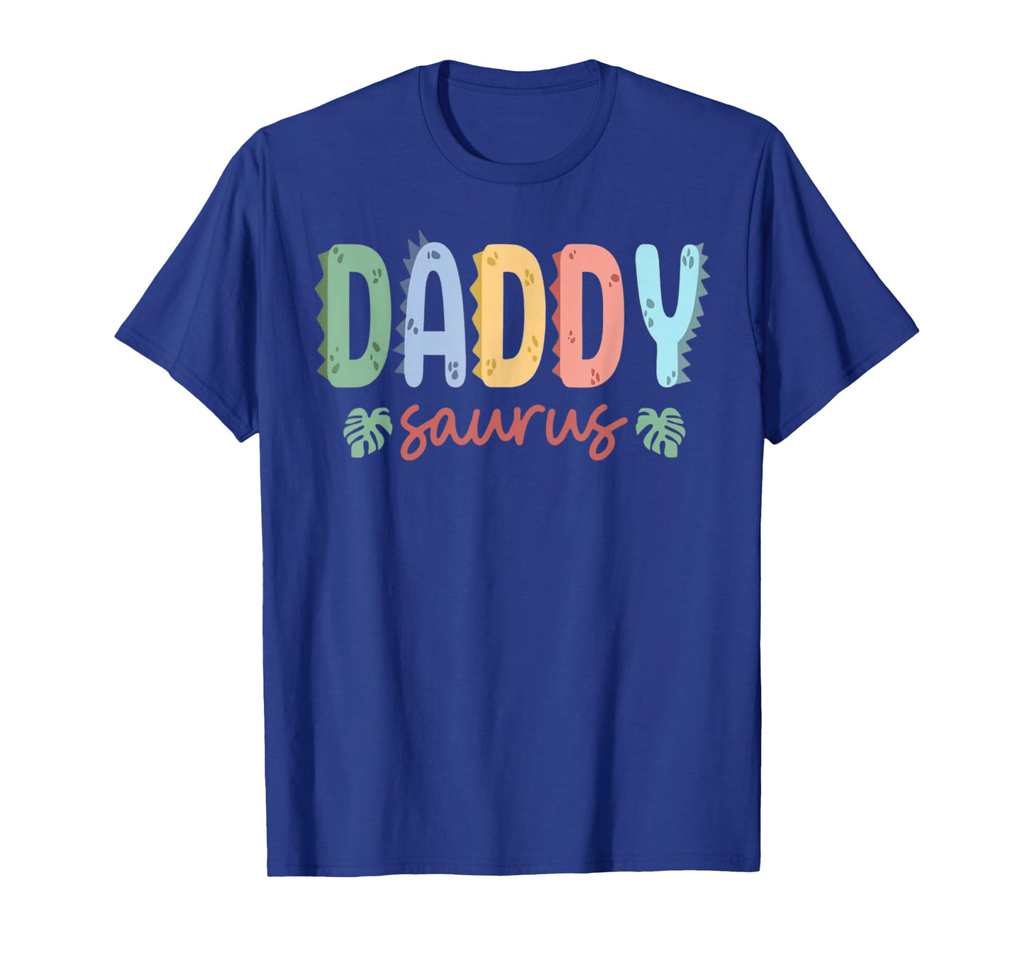 Daddy Saurus Dad Dinosaur Three Rex Birthday Boy Girl Family T-Shirt