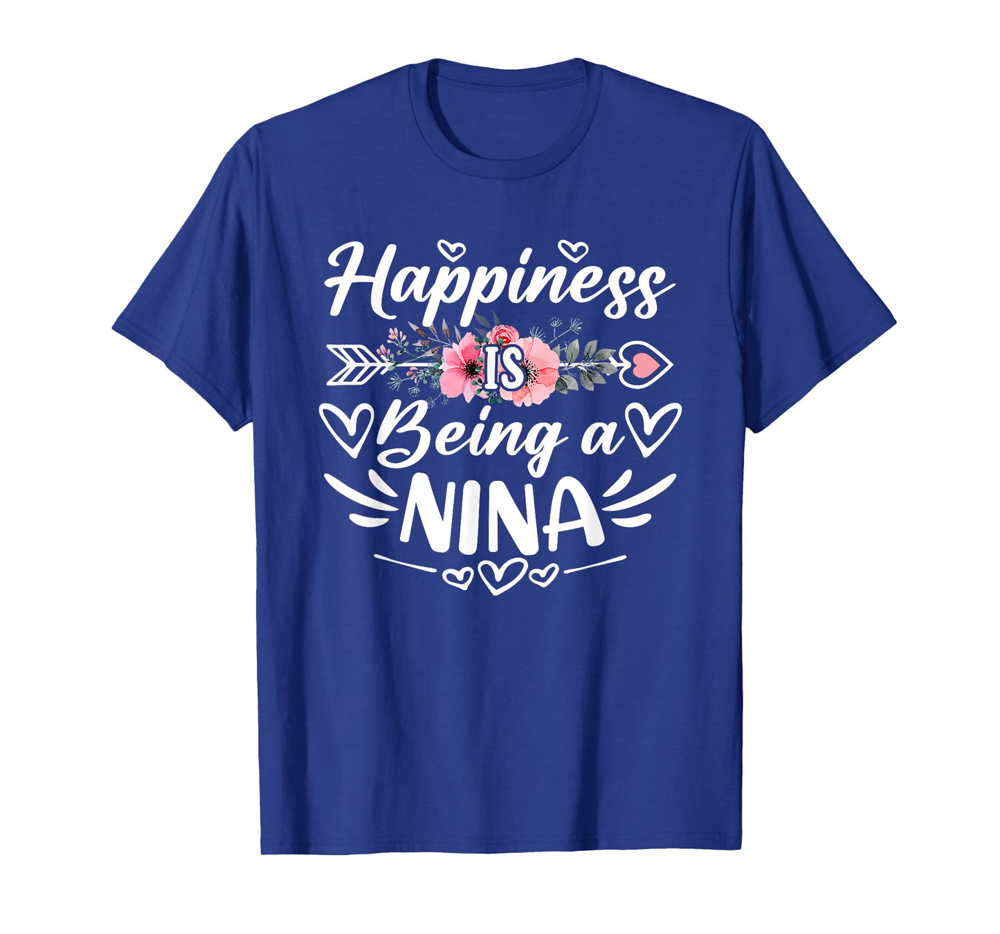 Happiness Is Being A Nina Funny Grandma Mother's Day T-Shirt
