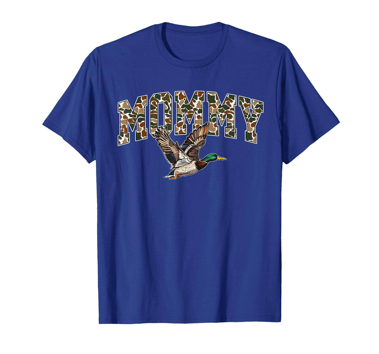Mallard Duck Hunting Mommy Retro Camouflage Mom Mothers Day T-Shirt