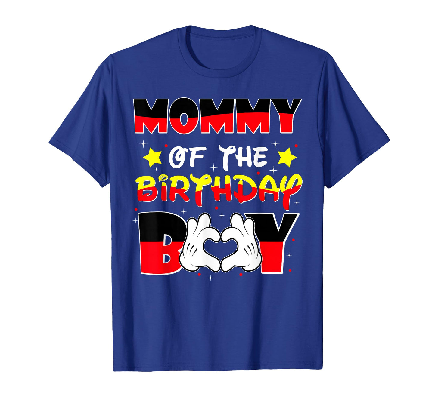 Mommy of The Birthday Boy Shirt Matching Mom Son Family Bday T-Shirt
