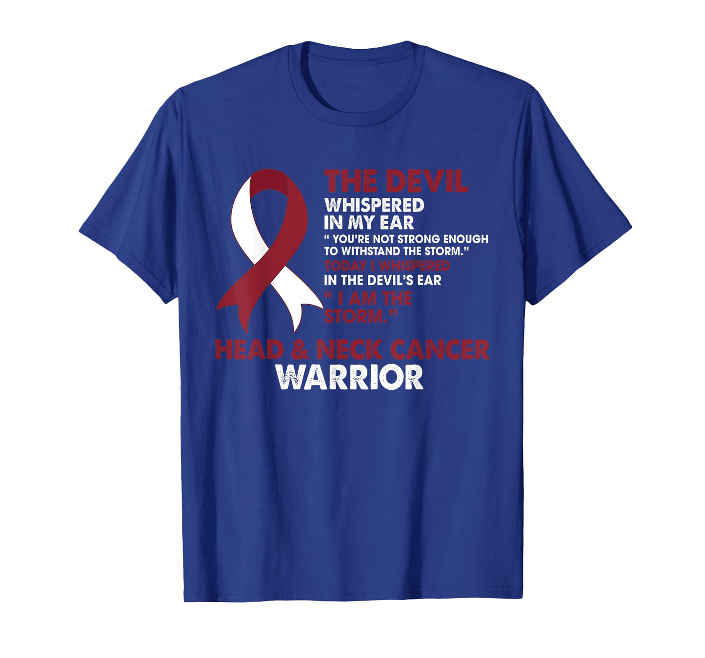 I Am The Storm Head & Neck Cancer Awareness Warrior Fighter T-Shirt