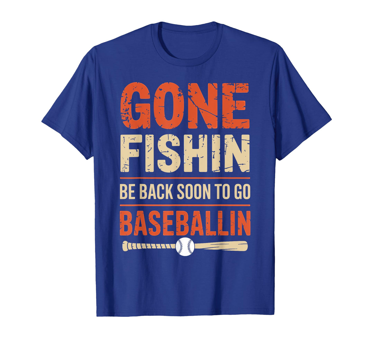Funny Fishing and Baseball Outdoor T-Shirt