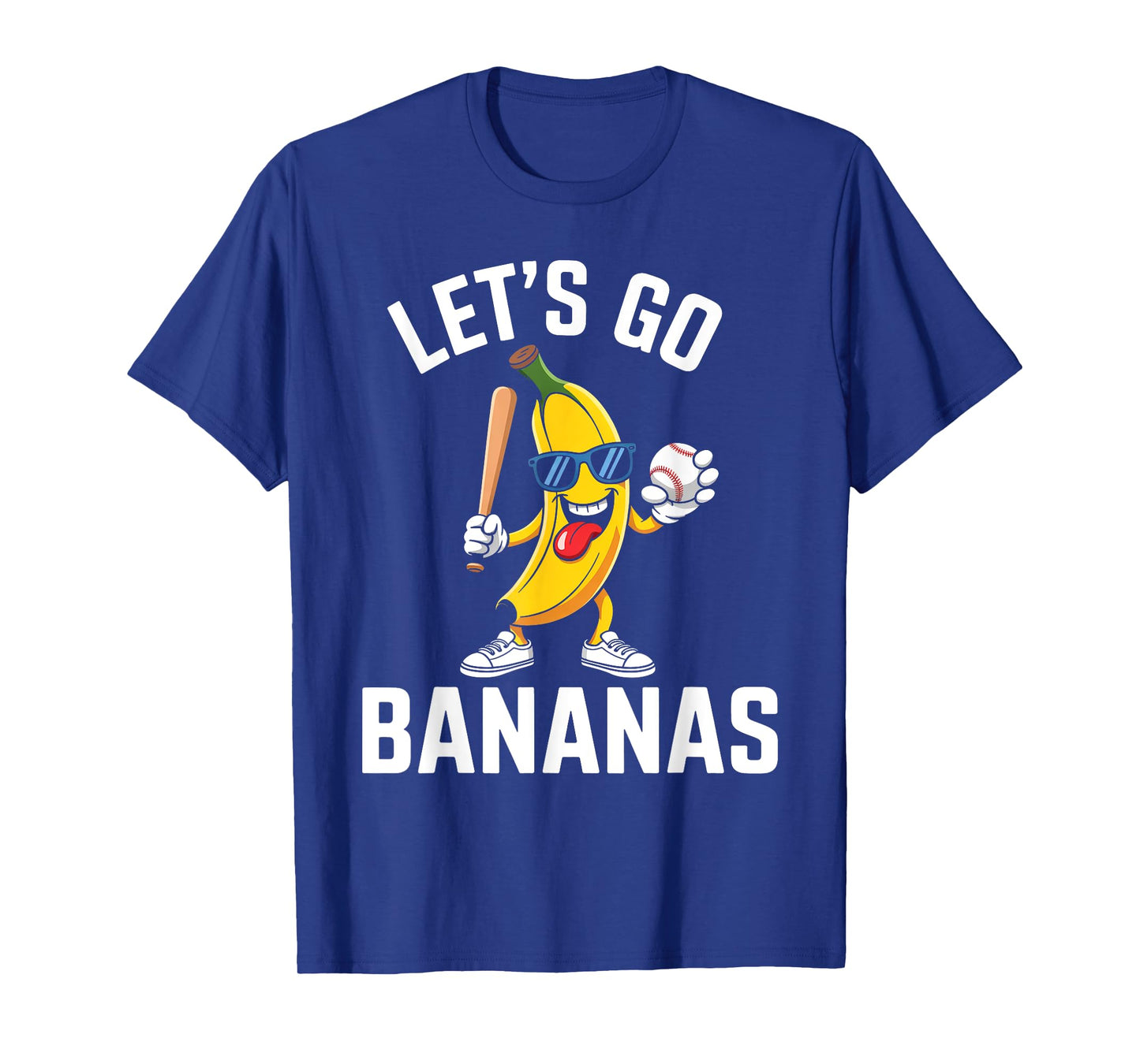 Funny Let's Go Bananas Cute Banana Fruit Lover Game Day Kids T-Shirt