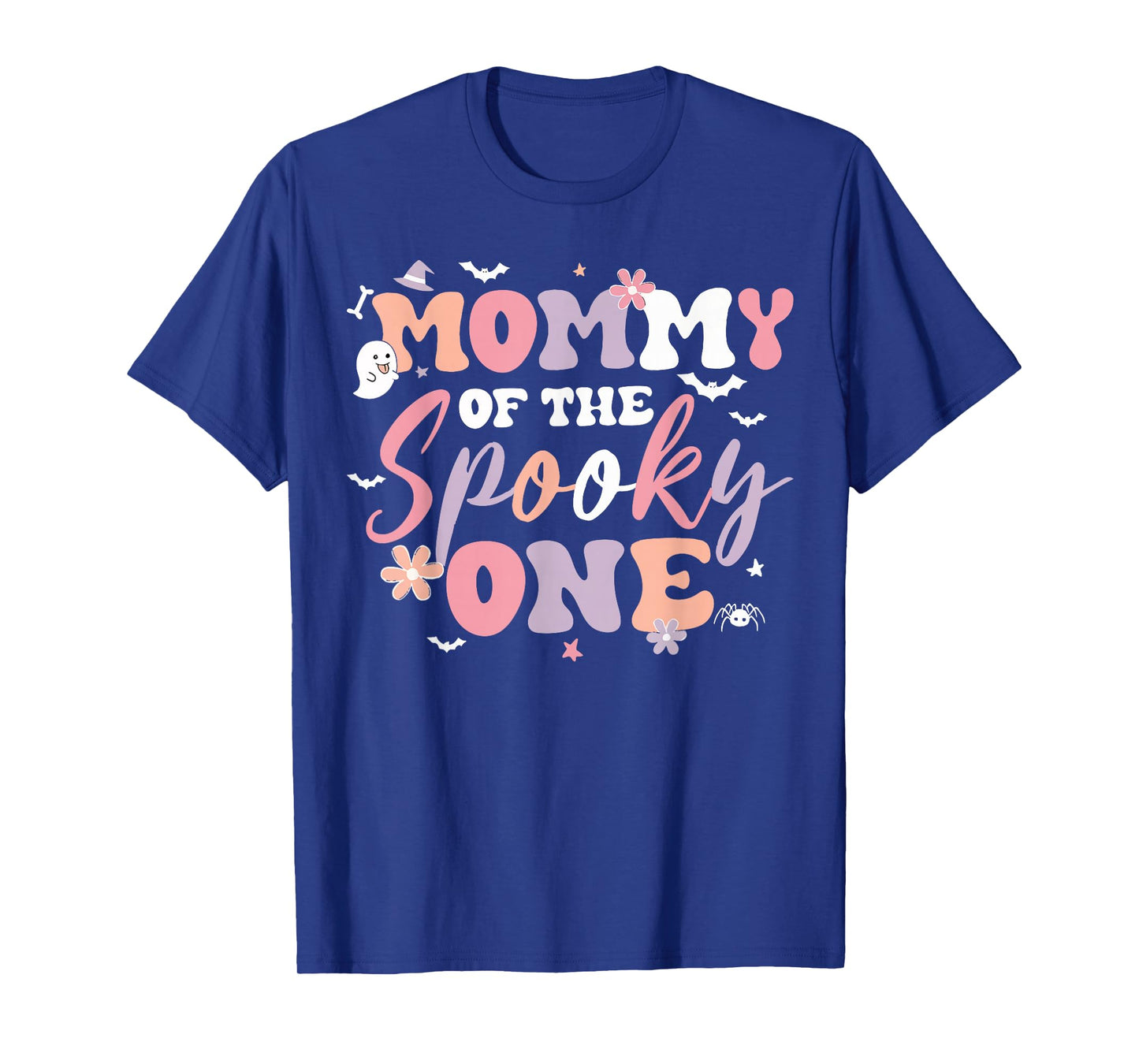 Mommy of The Spooky One Girl First Birthday Pink Hallowen T-Shirt