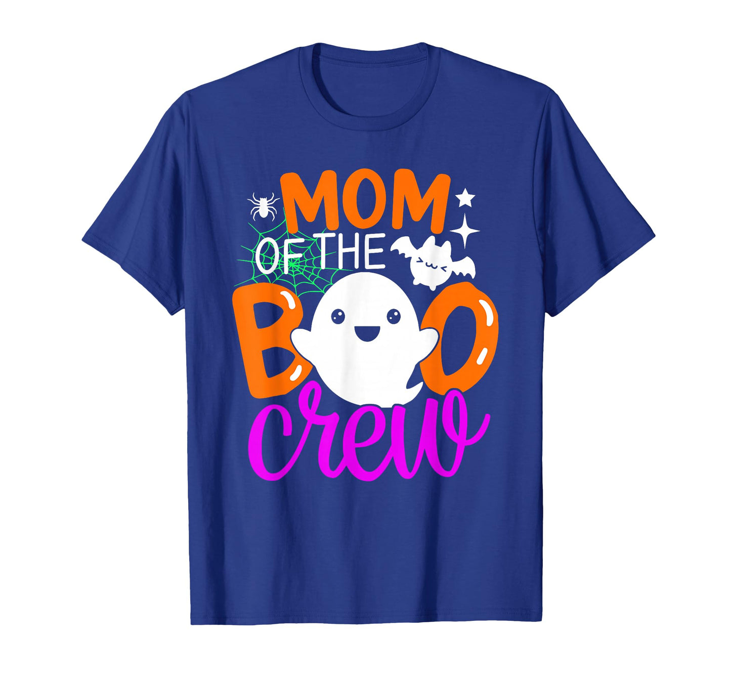 Mom Of The Boo Crew Funny Halloween Family Matching T-Shirt
