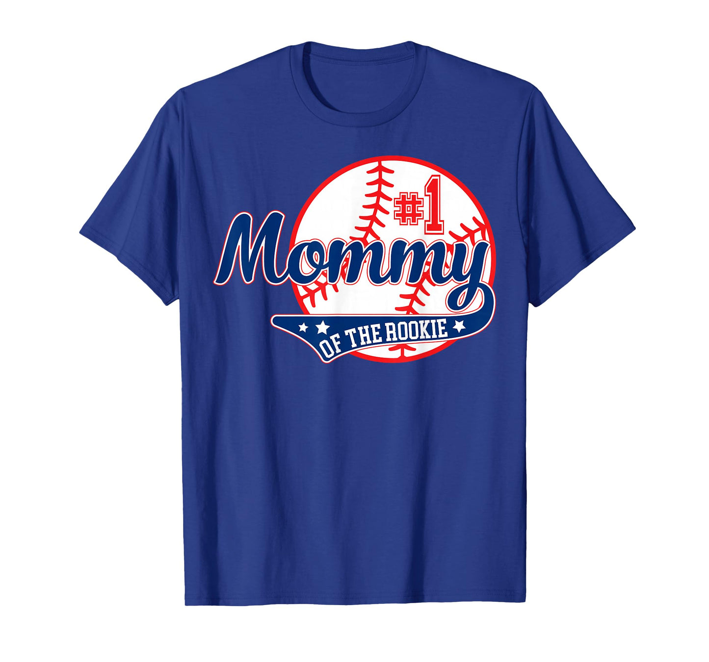 Mommy of Rookie 1st Birthday Baseball Theme Matching Party T-Shirt