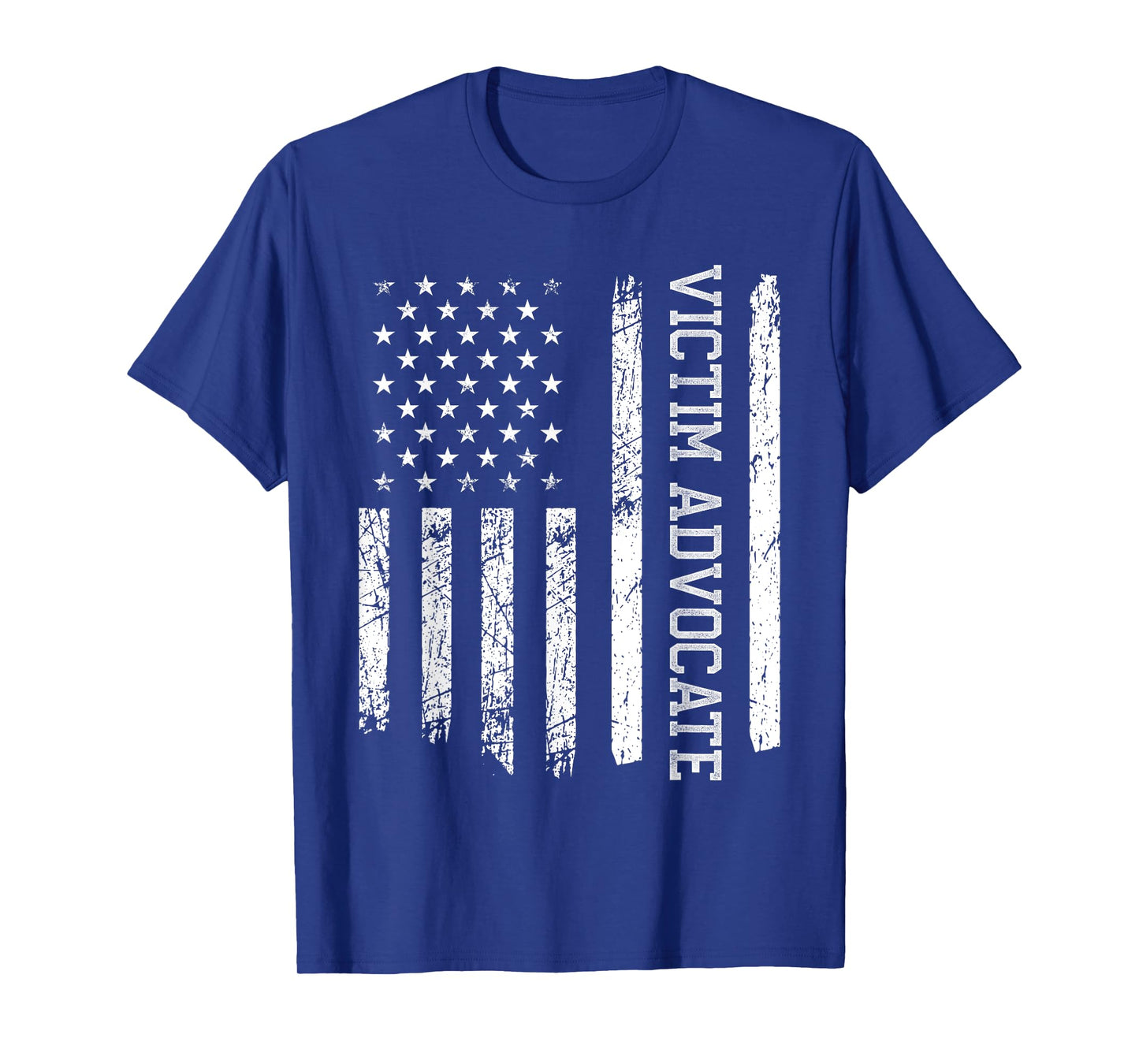 Victim Advocate American Flag Nurse Nursing Women Men T-Shirt