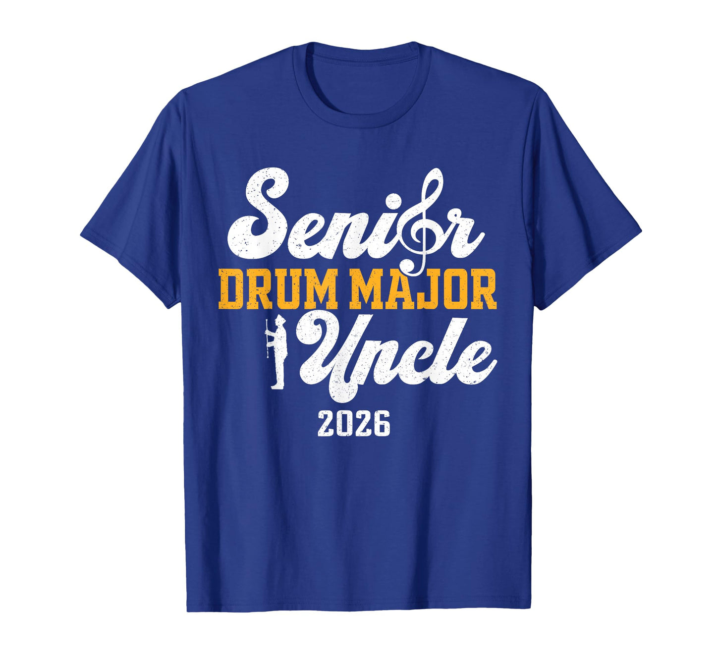 Senior Drum Major Uncle 2026 Graduation Matching Family T-Shirt