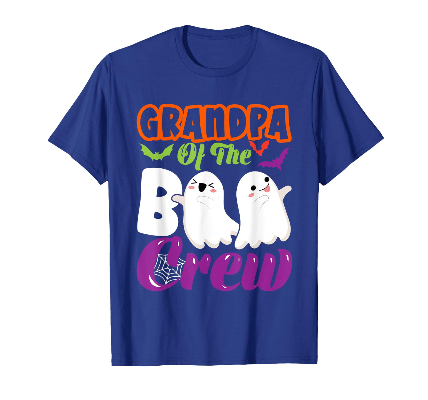 Grandpa Of Boo Halloween Crew Costume Boo Ghost Lover Family T-Shirt