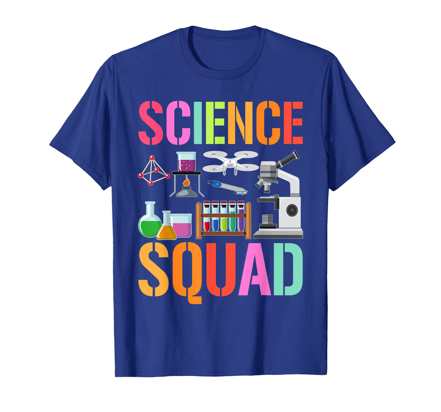 Vintage SCIENCE SQUAD Technology Teacher Team Student STEM T-Shirt