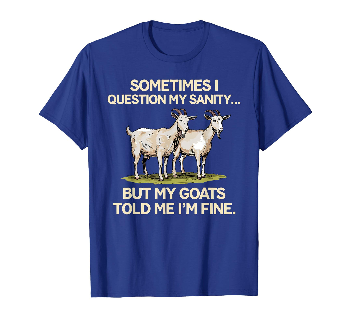 Funny Goat Design for Men Women Goat Farmer Pygmy Goat Lover T-Shirt