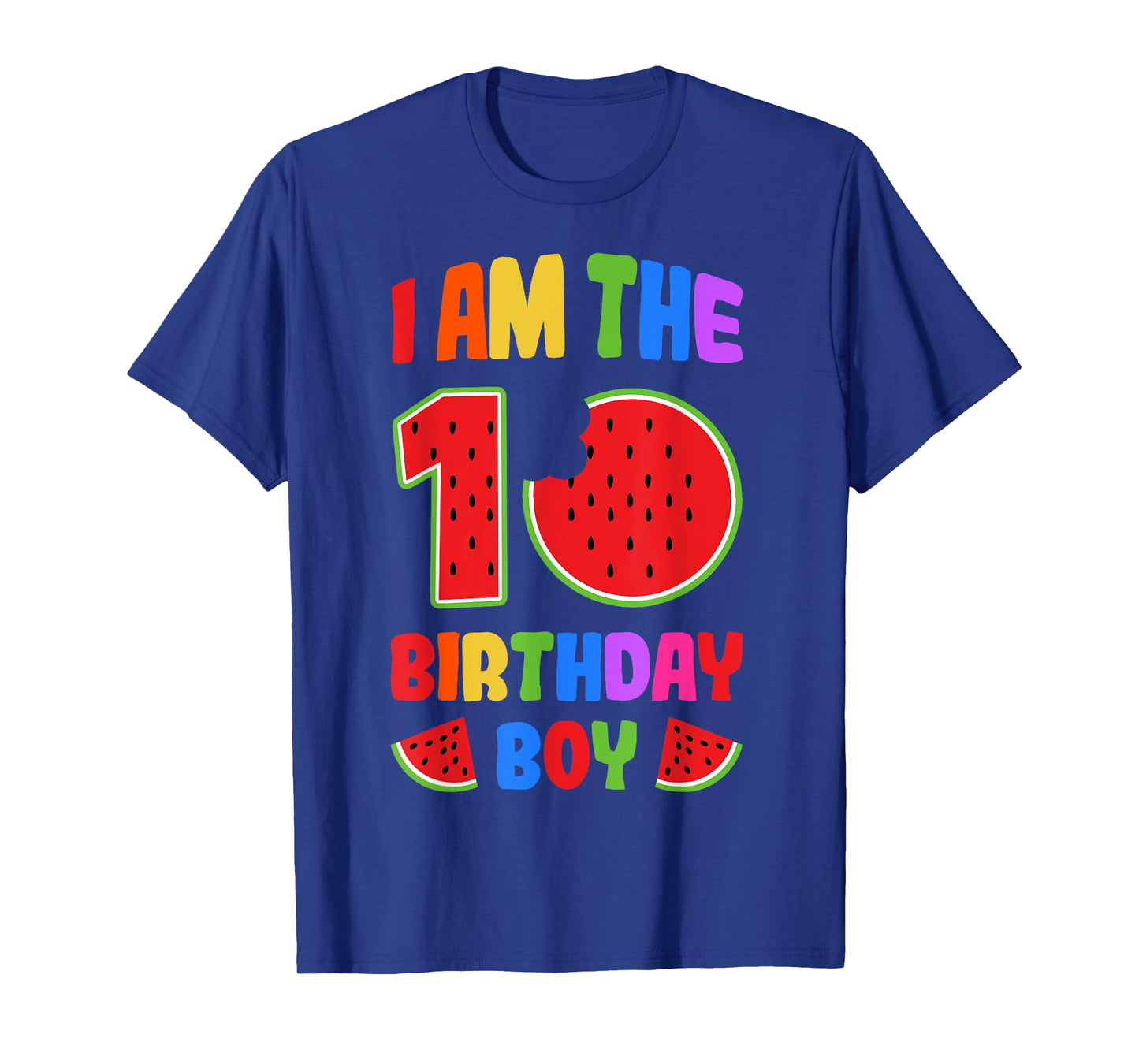 Watermelon 10th Birthday Party Fruit Lover Summer Sweet T-Shirt