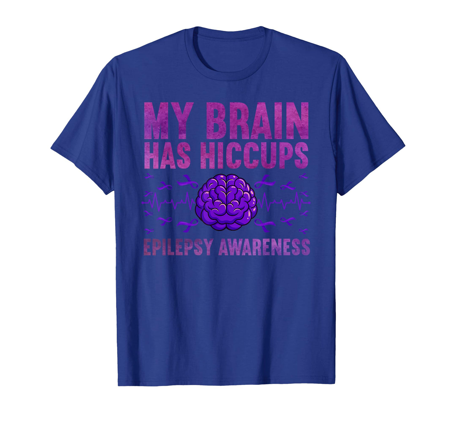 Cool Epilepsy Art For Men Women Seizure Epilepsy Awareness T-Shirt