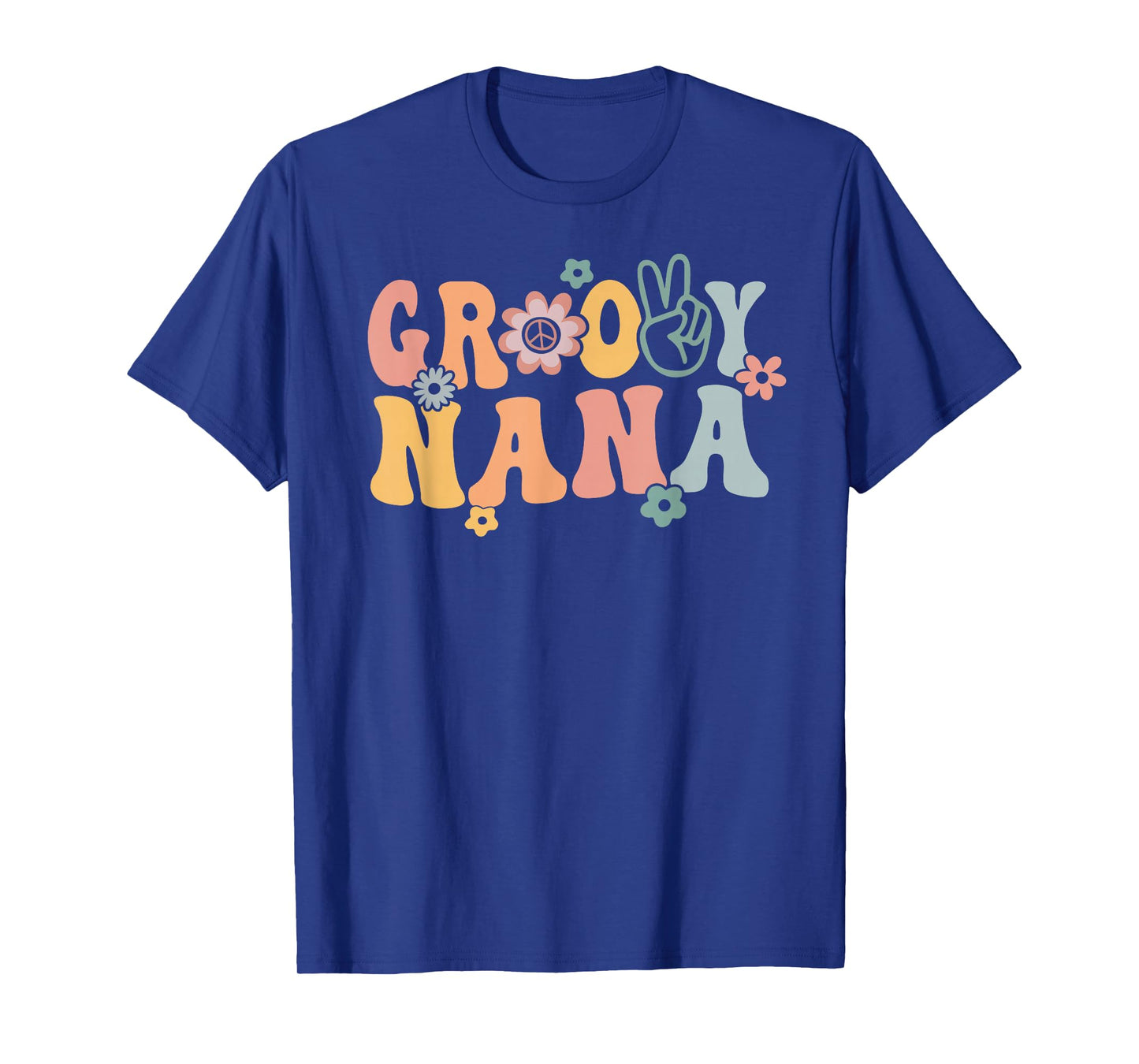 Groovy Nana Retro Grandma Matching Family 1st Birthday Party T-Shirt