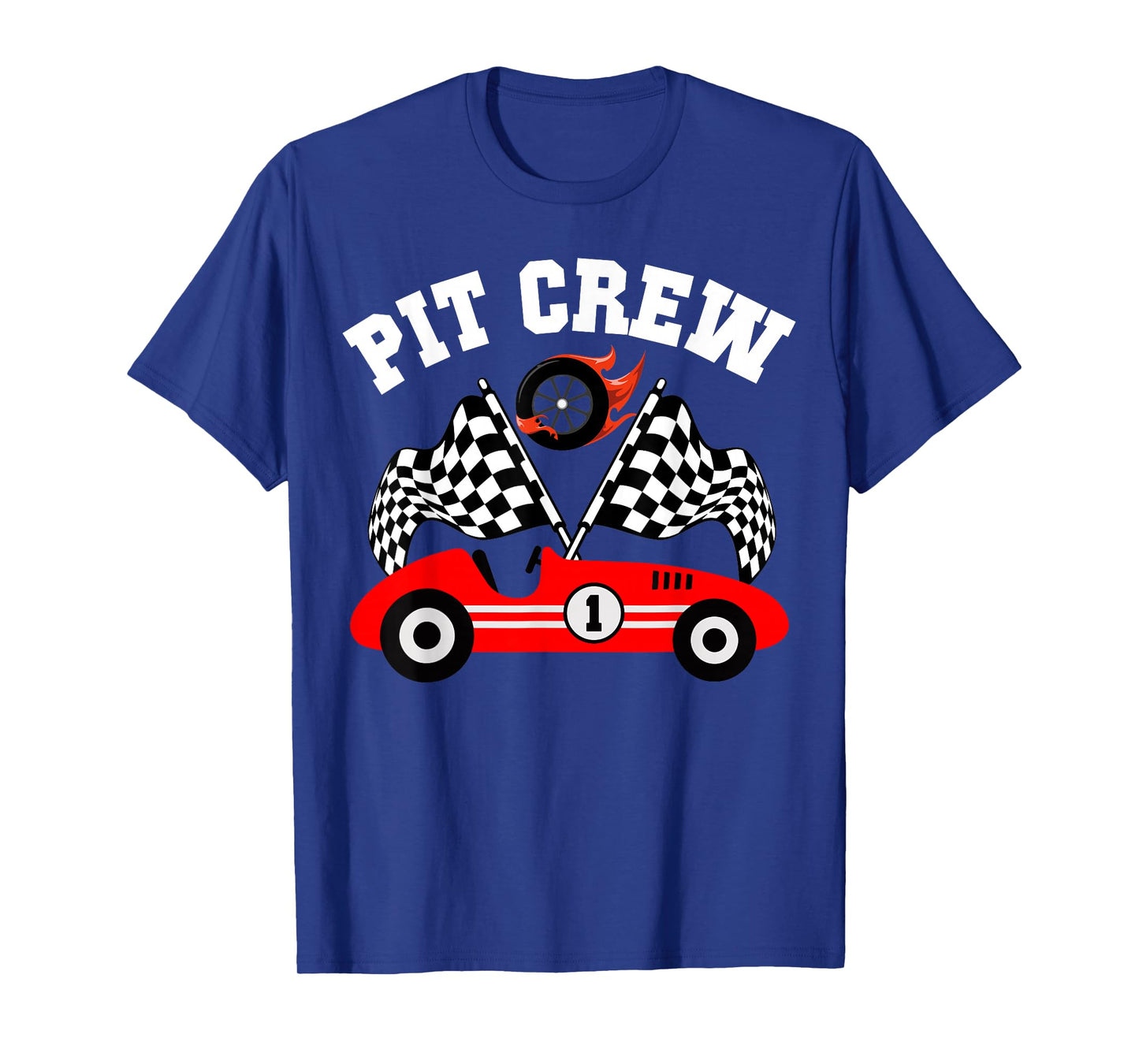 Pit Crew Family Racing Birthday Race Car Boys Youth Kids T-Shirt