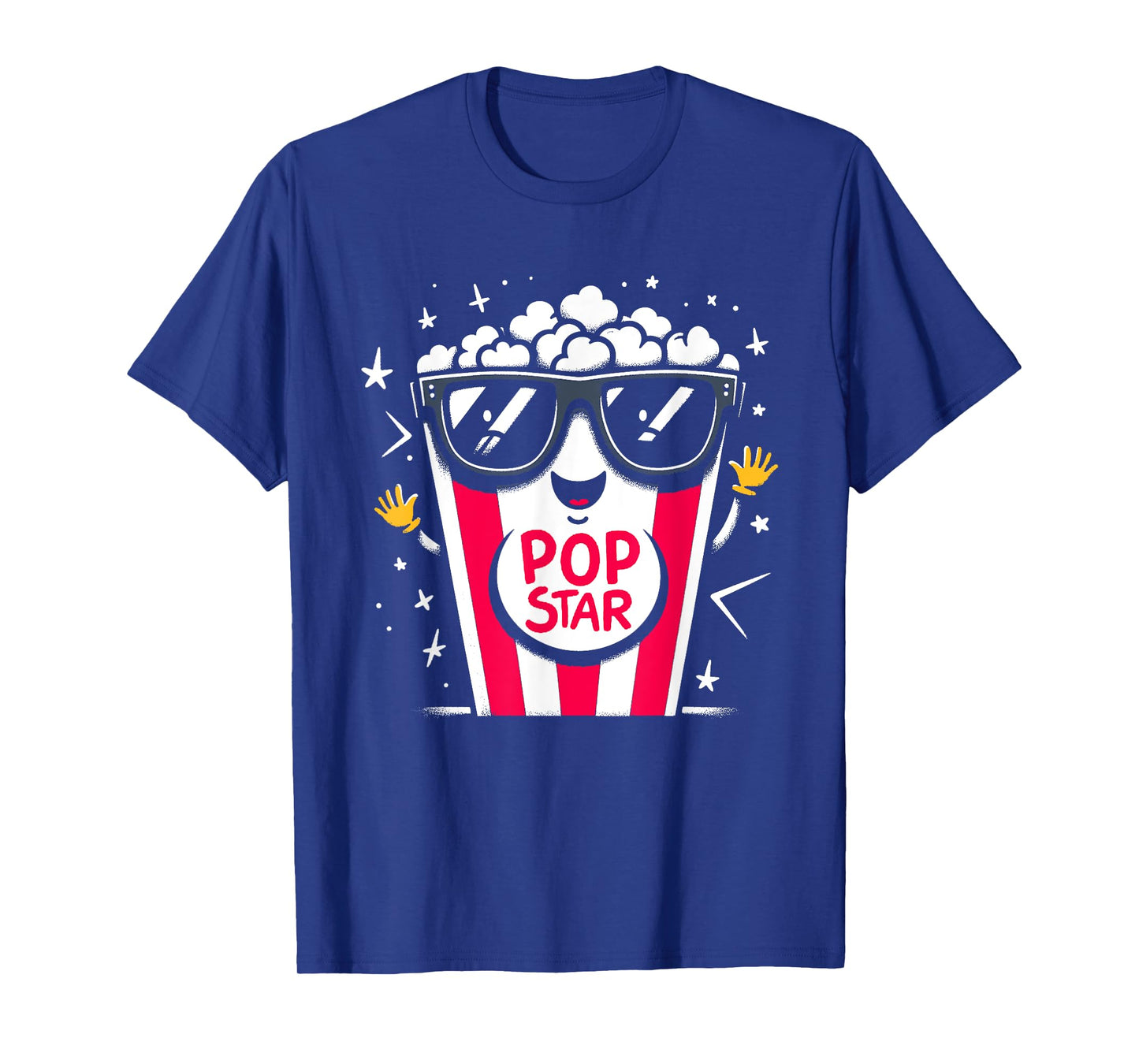 Popcorn Pop Star - Funny Graphic Popcorn Movie Lover T-Shirt