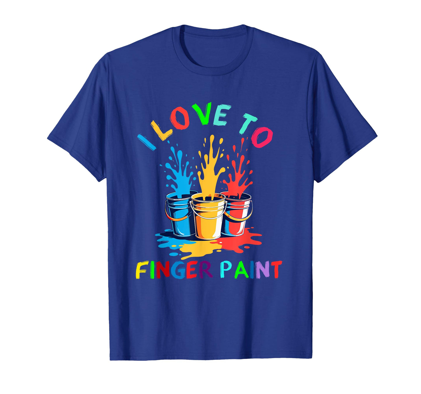 I Heart Love To Finger Paint I'm Paint Finger Painting T-Shirt