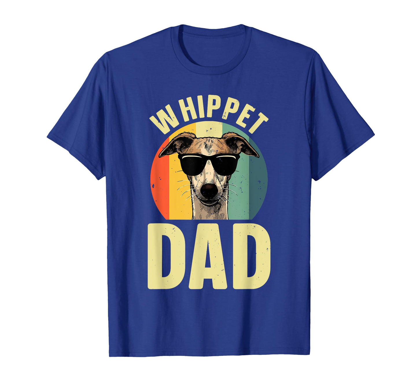 Cool Whippet Art For Men Dad Pet Dog Whippet Lover Whippet T-Shirt
