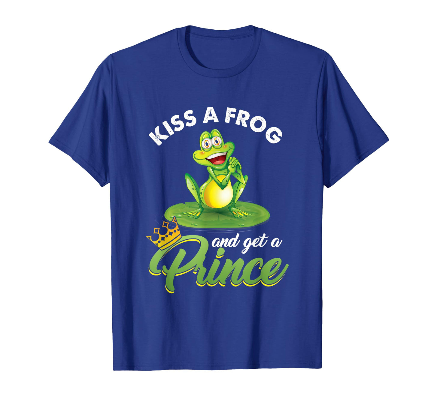 Frog Lover Princess Fairy Tale Believers Kissing Frog T-Shirt