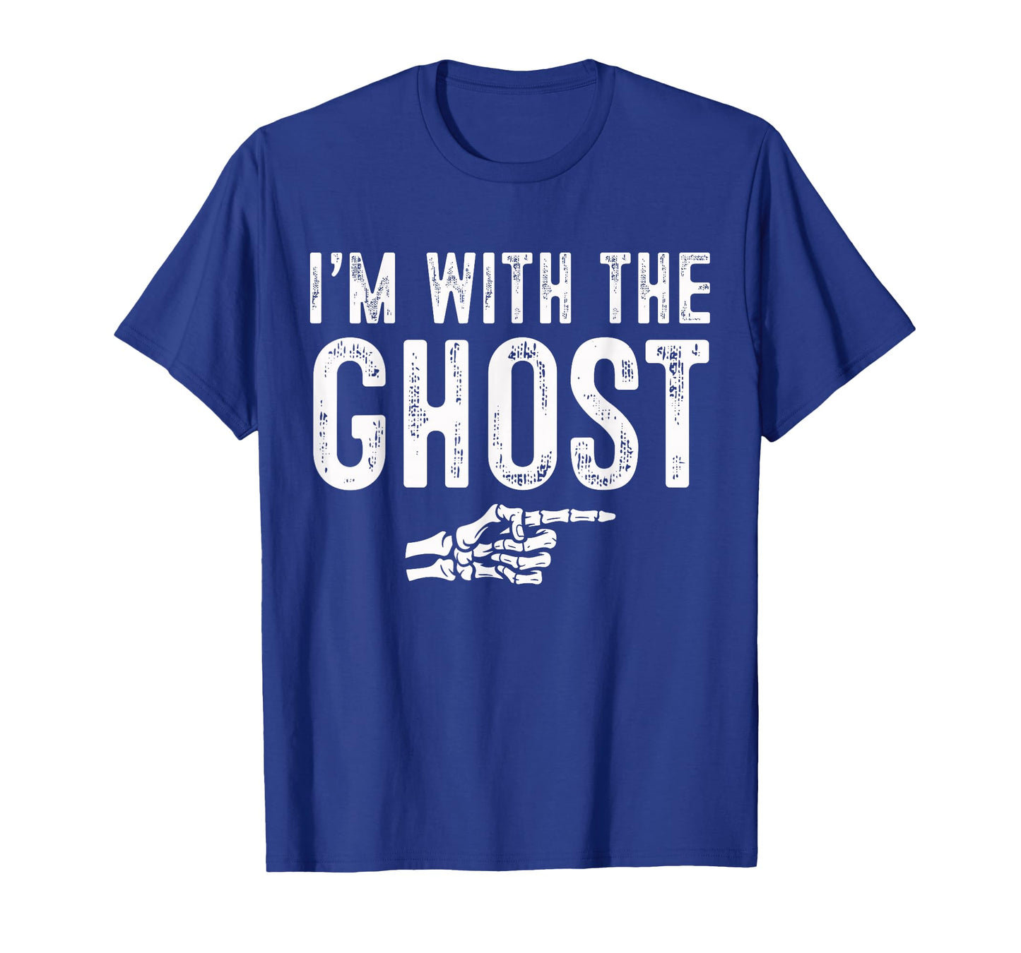 I'm with The Ghost Easy Costume Halloween Couples Matching T-Shirt