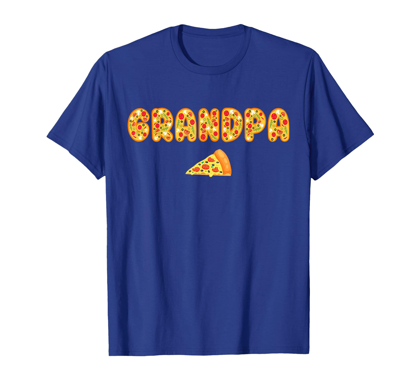Grandpa Grandma Matching Birthday Squad Crew Pizza Family T-Shirt