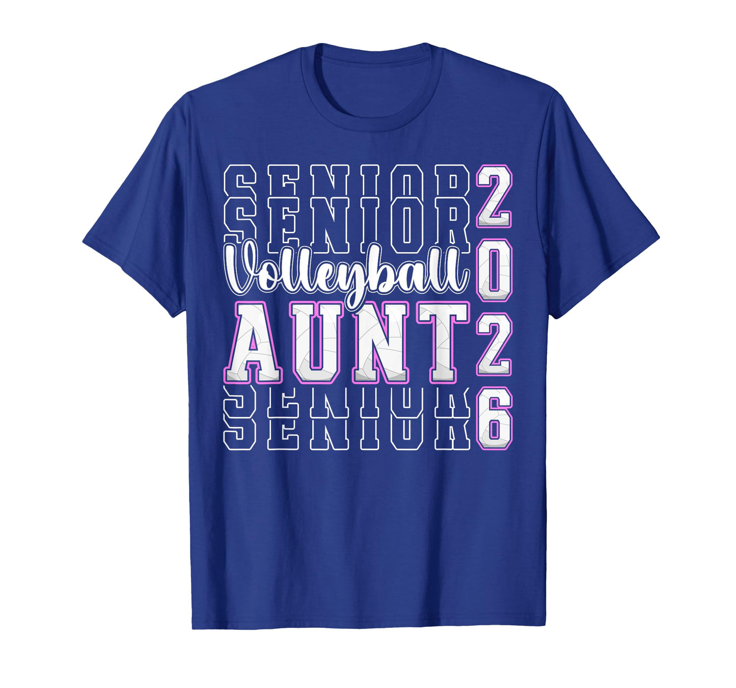 Volleyball Senior Aunt of A Senior Volleyball Player 2026 T-Shirt