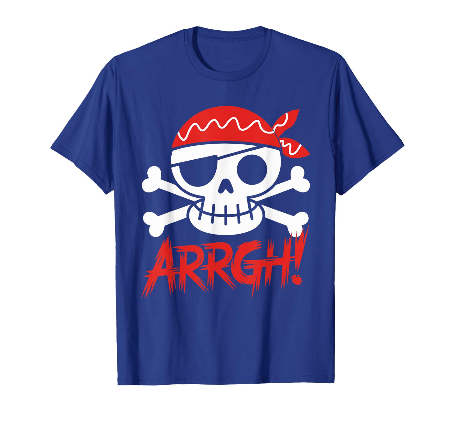 Arrgh Pirate Skull Halloween Costume Men Women Kids Boys T-Shirt